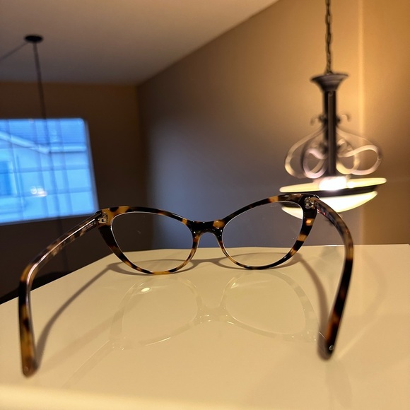 See brand cat eye eyeglasses made in Italy bought at See store in San Francisco - Picture 5 of 7